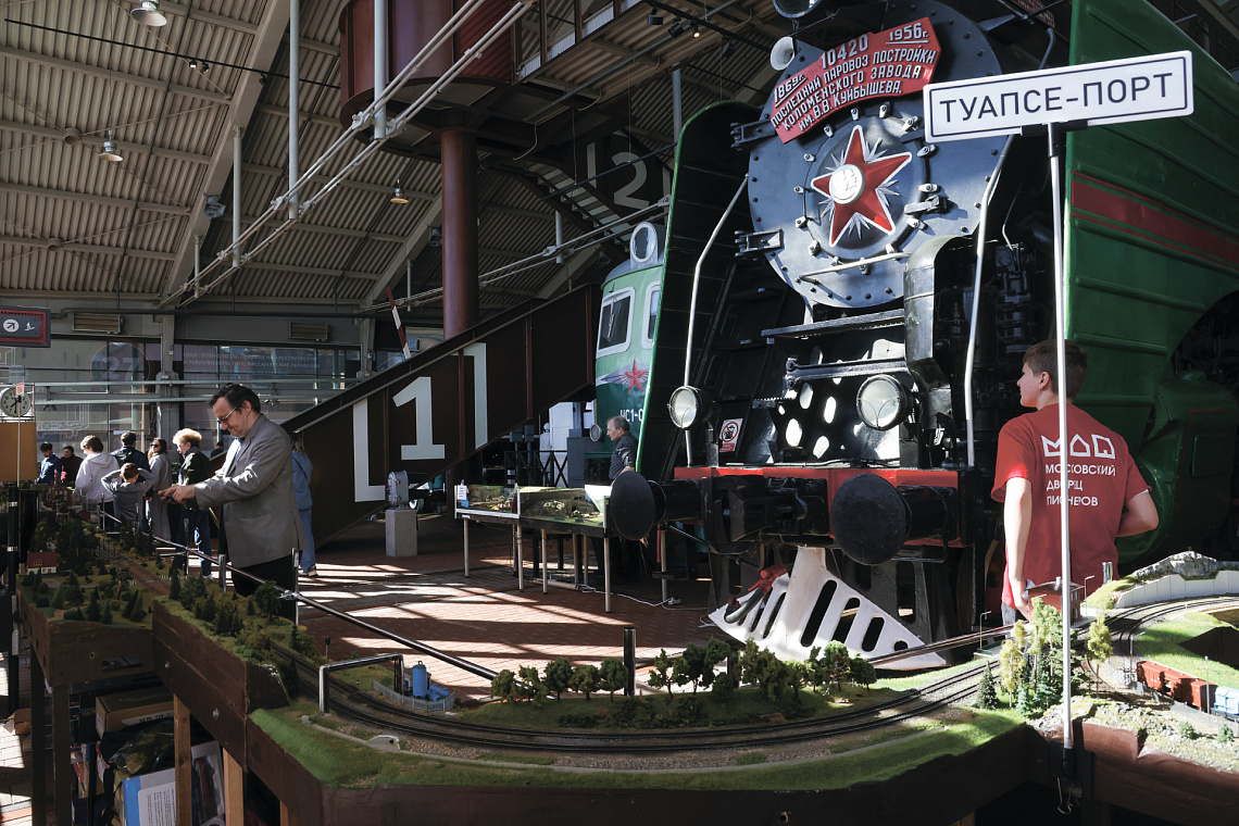 The International Railway Model exhibition is held at the Russian Railway Museum for the first time